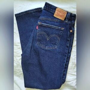 Levi's Men's Dark Blue Straight Jeans